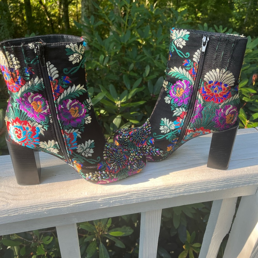 Jeffrey Campbell rhinestone boots